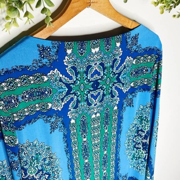 LAUNDRY by Shelli Segal Paisley Mini Dress - Picture 7 of 10